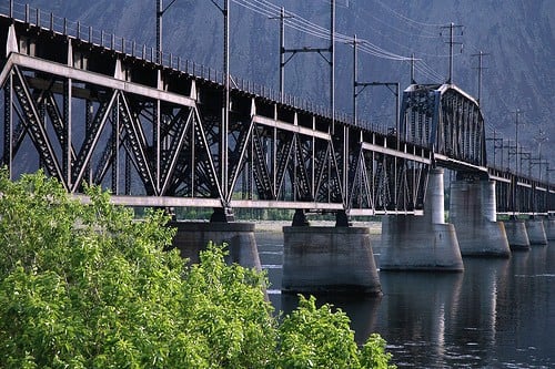 railroad bridge in washington state beverly