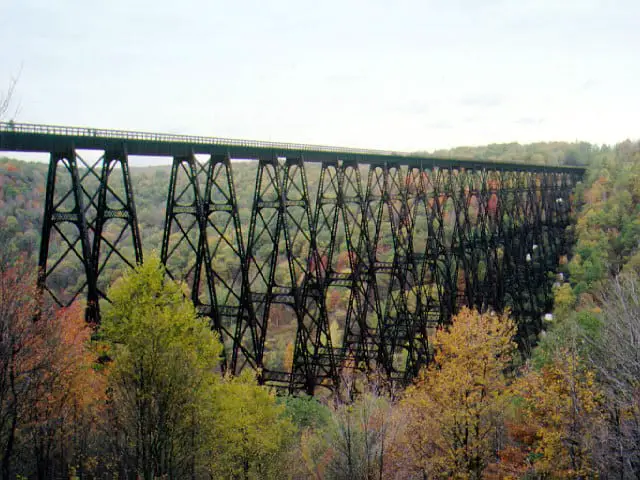 wood railroad bridge