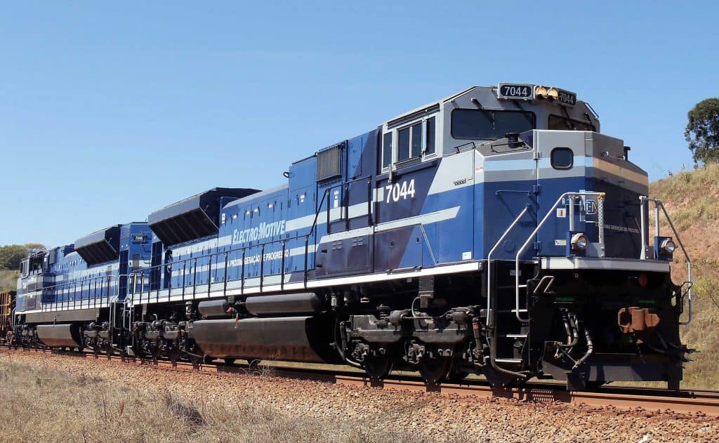 EMD SD70ACe train