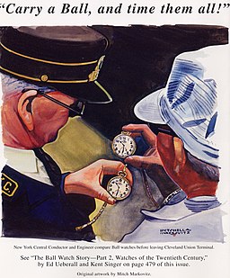 balls standard railroad watch