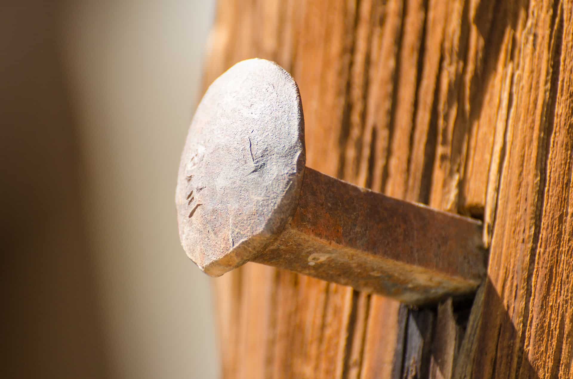 how to clean railroad spikes