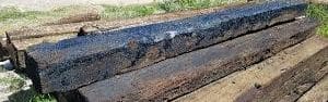 how to tell if railroad ties have creosote