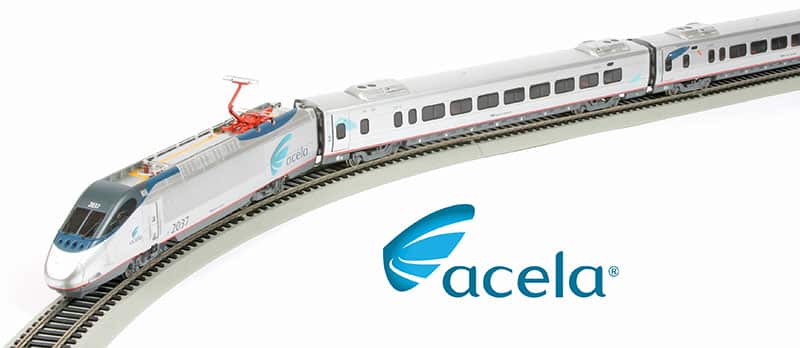 HO Scale amtrak acela