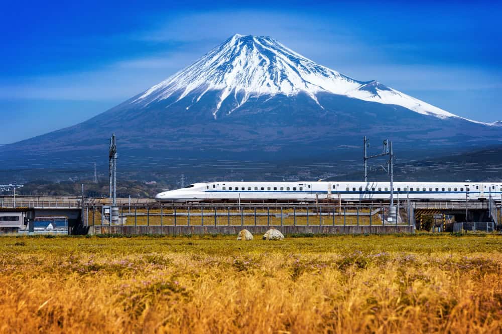 how fast does a train go in asia