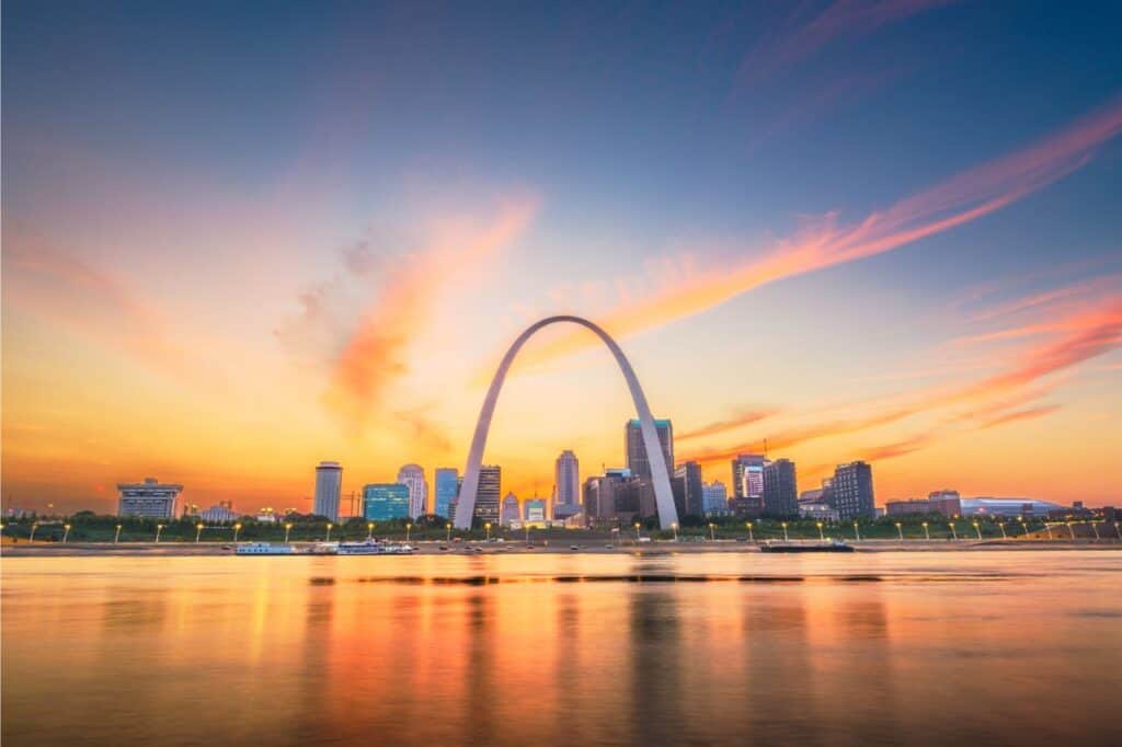 st louis missouri skyline