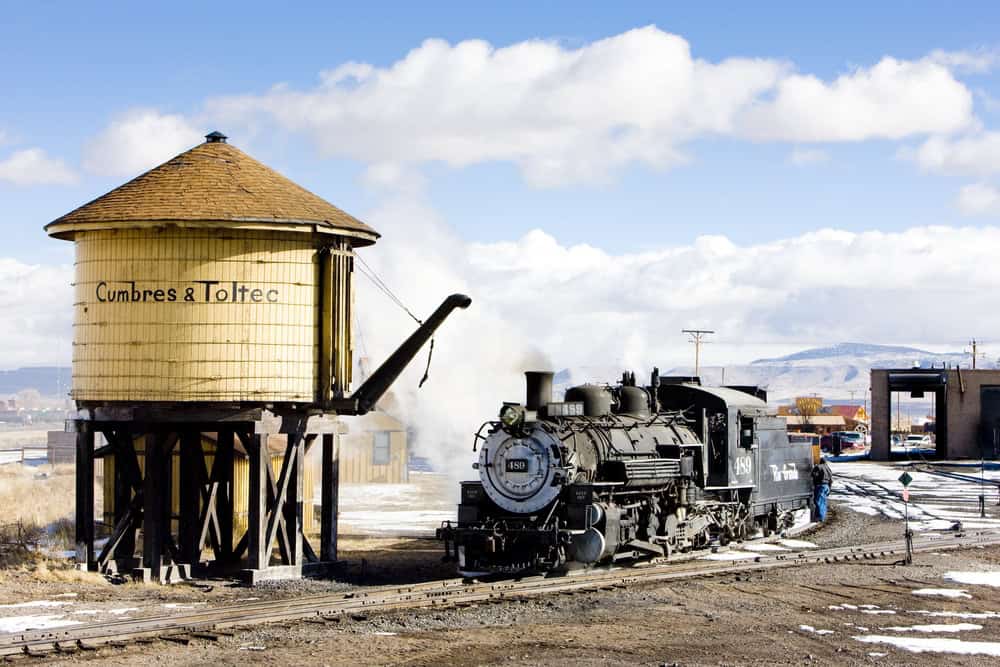 cumbres & toltec railroad and water tower