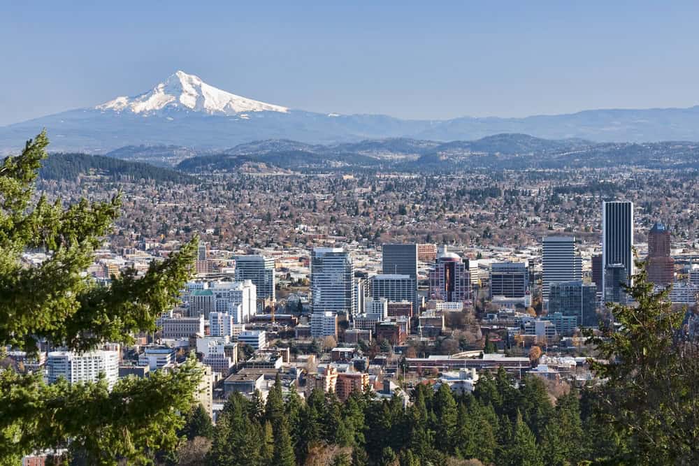 portland views from amtrak stalight