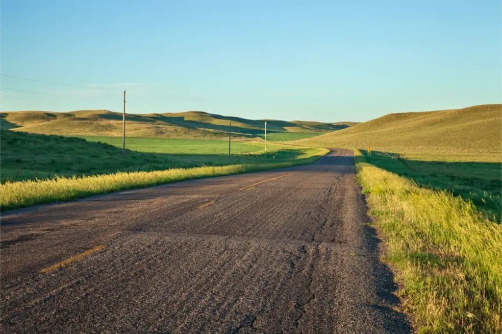 country roads in south dakota