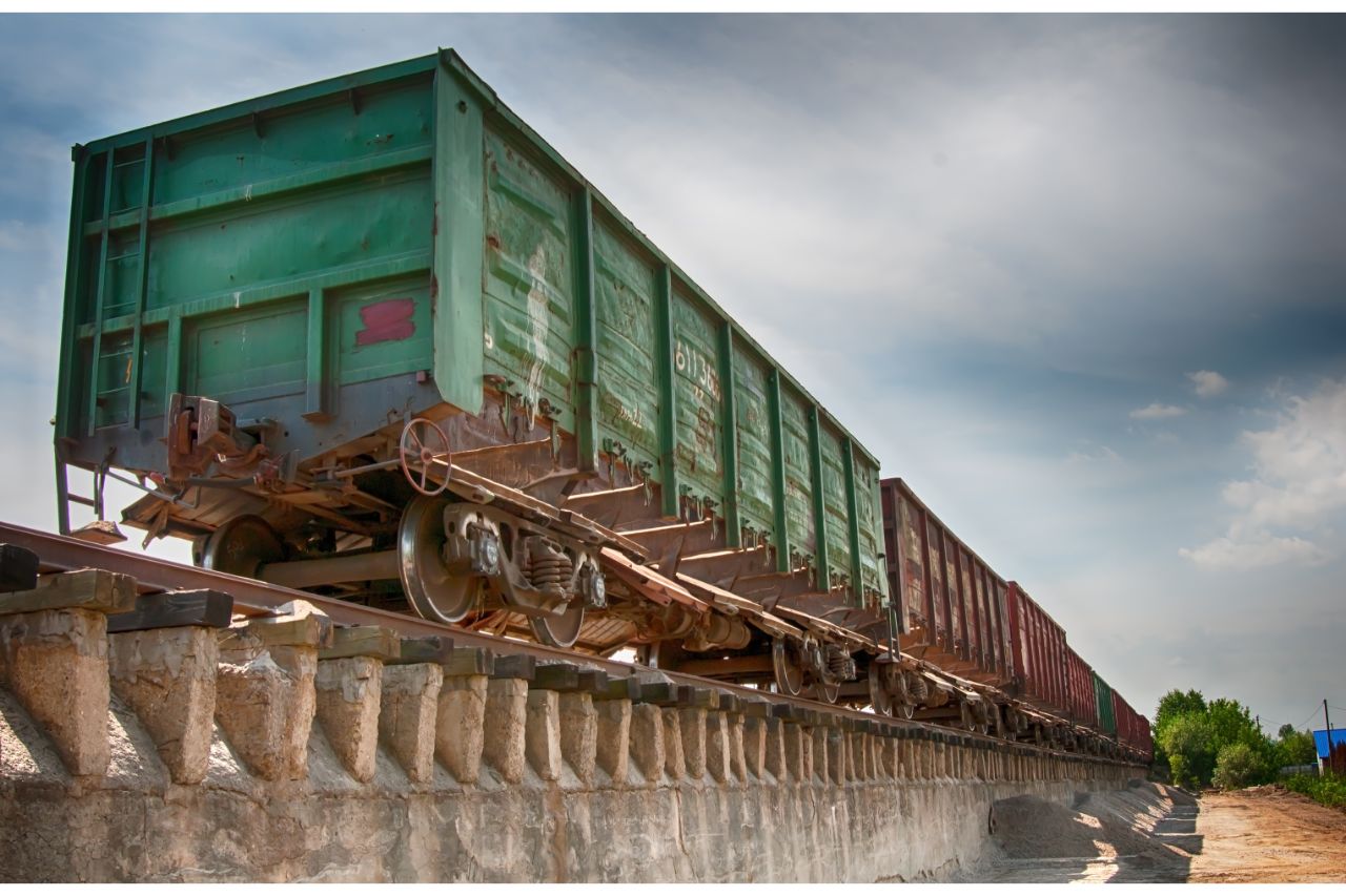 parked freight railway truck