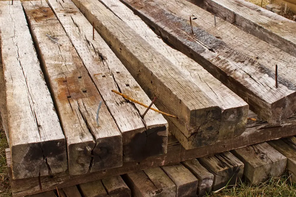 railroad ties for sale at bridgeell resources